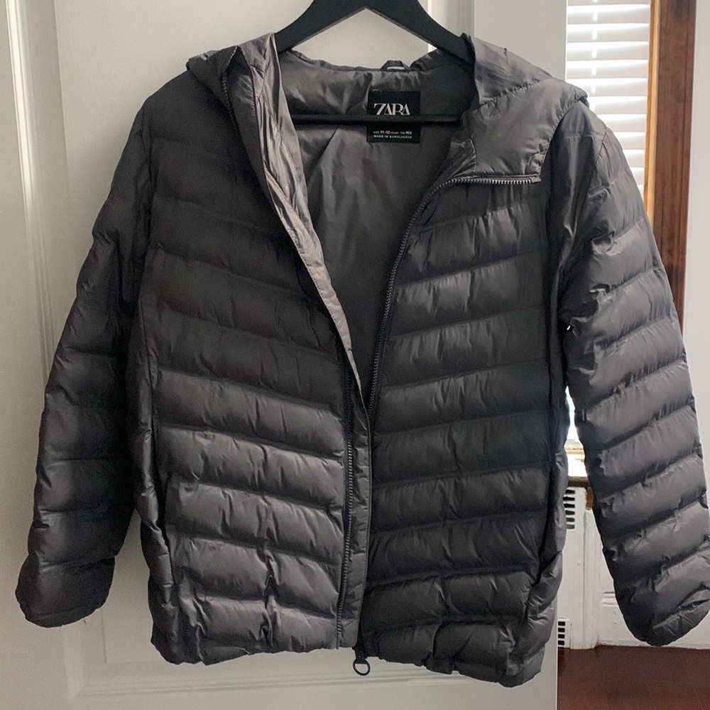 Zara boys lightweight gray jacket